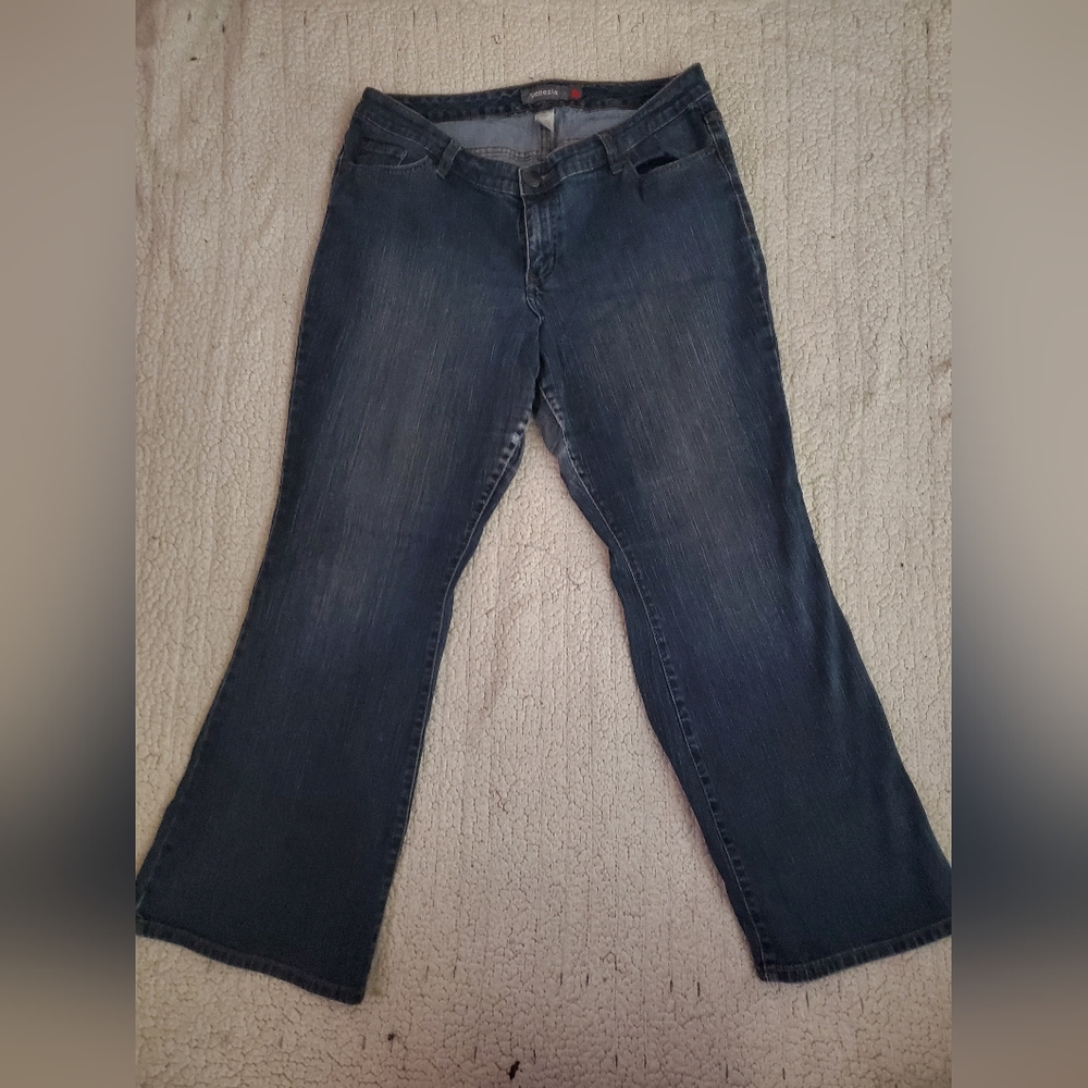 Venezia jeans size 16 petite measurements  in photos
